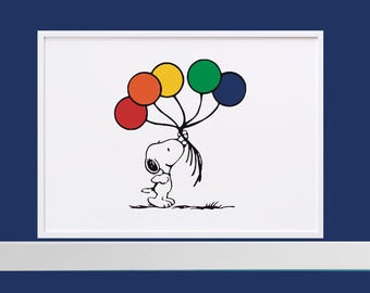 “Buncha balloons” wall art