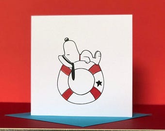 "Hello Sailor" handmade card