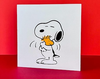 "Here for you" handmade card