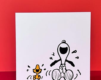 "Giggles" Handmade card