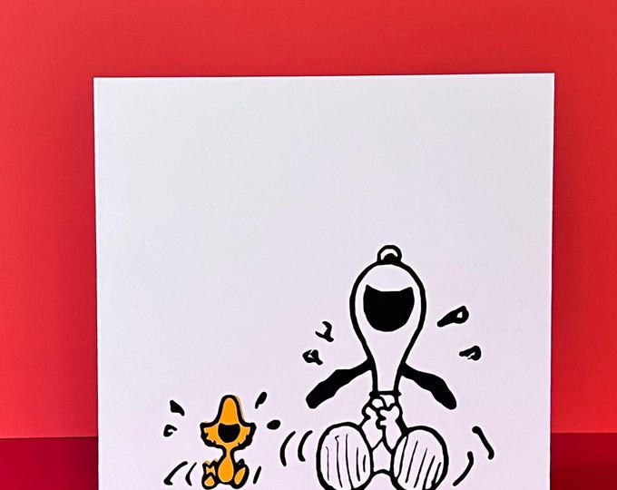 "Giggles" Handmade card