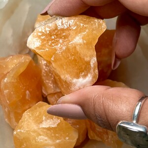 Raw Orange Calcite