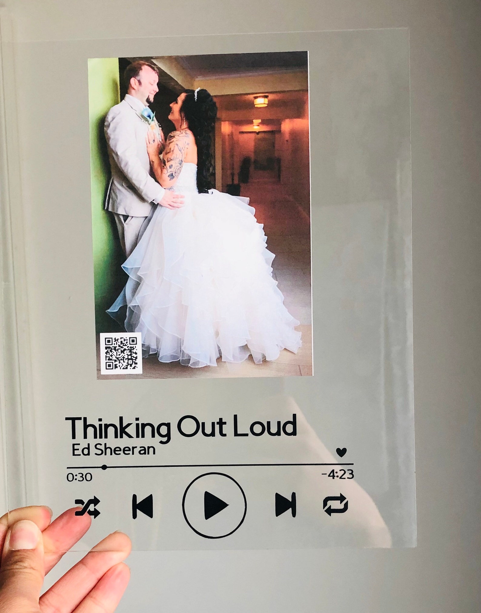 Custom Glass Song Panel ANY SONG Frame Option Available Etsy