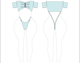 sexy exotischwear Samiya Muster Stripper Barkeeper Flasche Mädchen Dessous