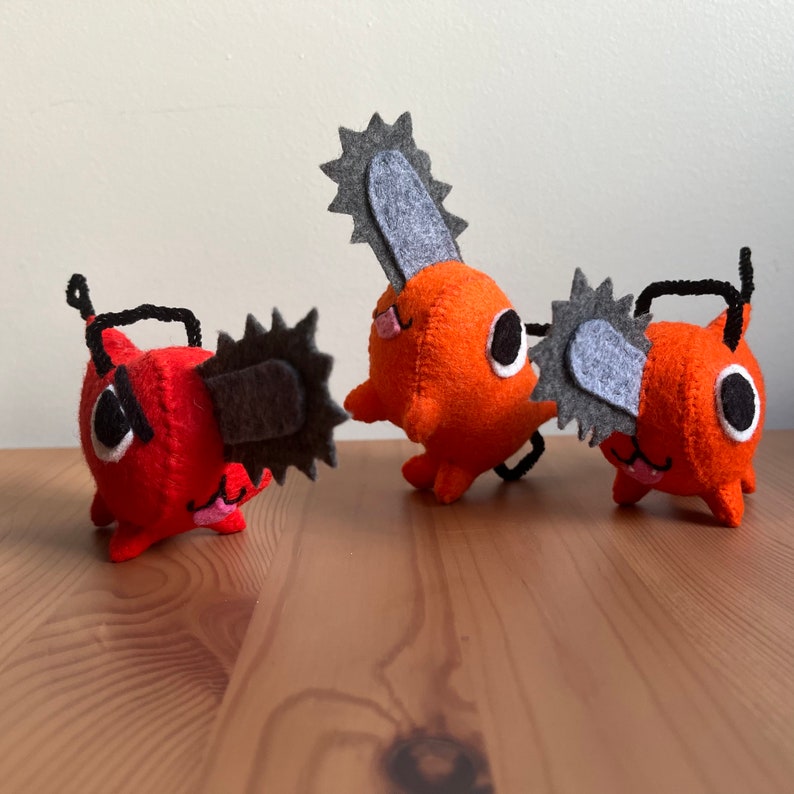 Pochita Chainsaw Man Sewing Pattern Etsy New Zealand