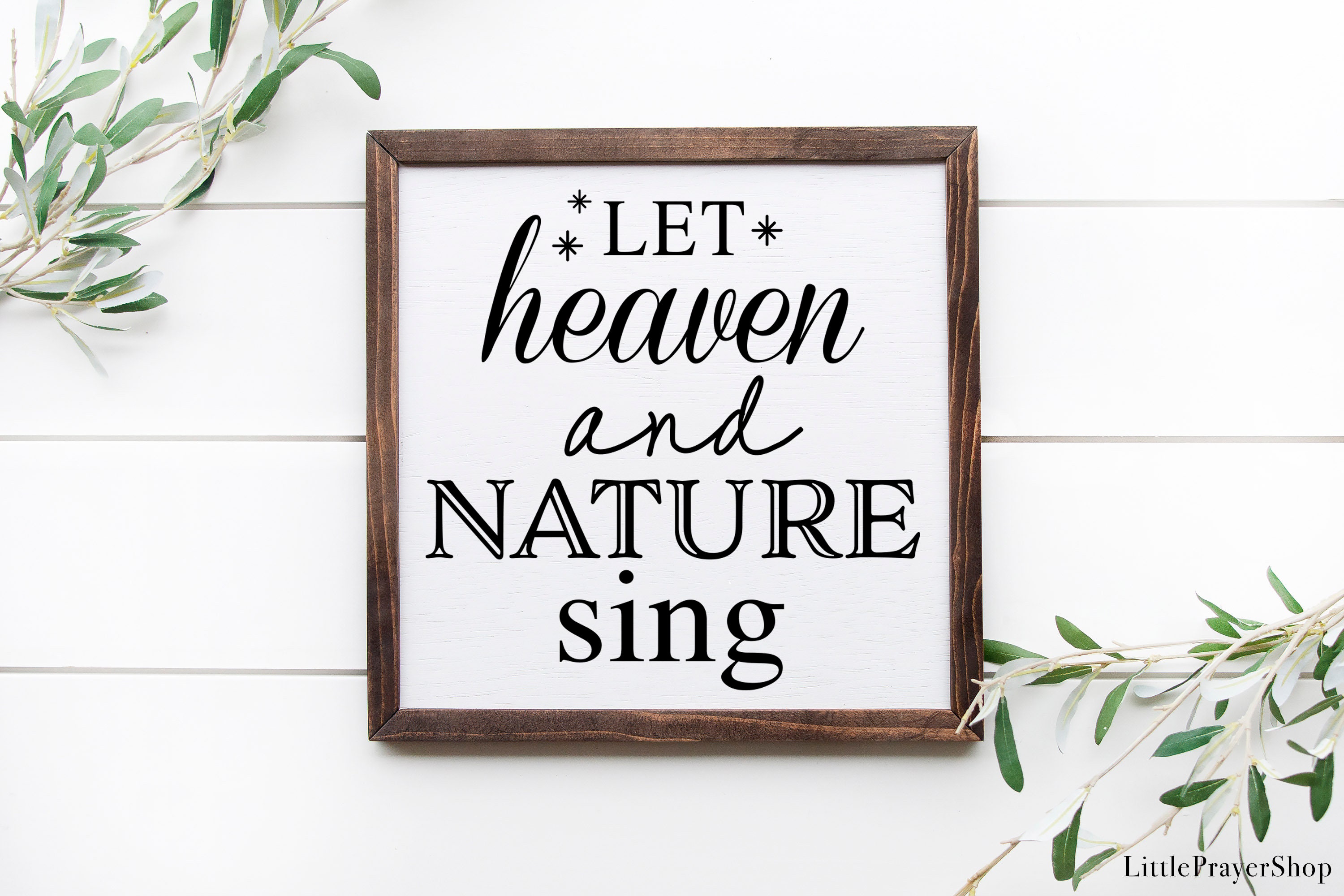 Let Heaven and Nature Sing SVG File Cut File for Cricut | Etsy