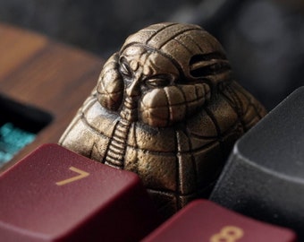 Harkonnen Fortress Arrakis Edition - Inspired by H.R. Giger concepts for Jodorowsky's DUNE Metal Artisan Keycap for Mechanical Keyboard