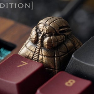 Harkonnen Fortress Arrakis Edition - Inspired by H.R. Giger concepts for Jodorowsky's DUNE Metal Artisan Keycap for Mechanical Keyboard