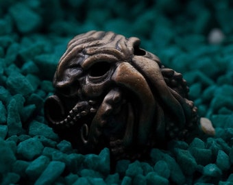 The Great Old One - Cthulhu Solid Bronze Metal Premium Keycap Artisan Mechanical Keyboard Mind flayer Eldritch horror H.P. Lovecraft