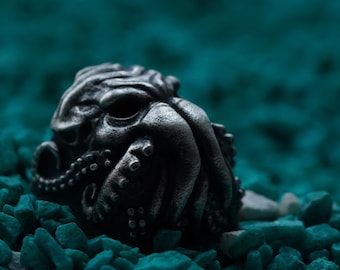 The Great Old One - Cthulhu Solid Sterling Silver Premium Keycap Artisan Mechanical Keyboard Mind flayer Eldritch horror H.P. Lovecraft