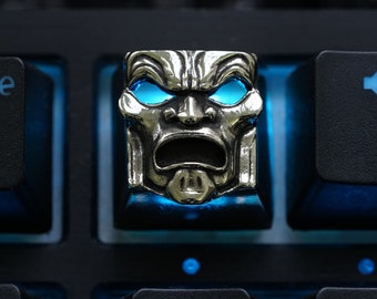 Immortal - Solid Metal Keycap from KeyRelic / Artisan / Cherry MX / Mechanical Keyboard / 300 / Persian / Xerxes / Keycaps / Assasin