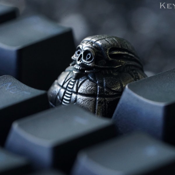 Baron Vladimir Harkonnen Fortress Skull - Inspired by H.R. Giger concepts for Jodorowsky's DUNE Artisan Keycap for Mechanical Keyboard Scorn