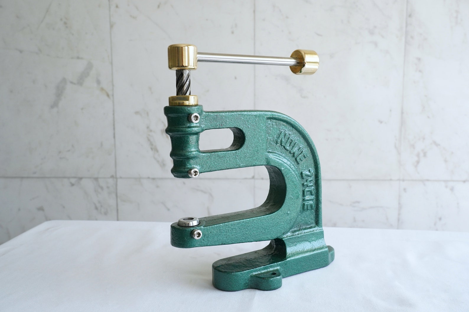 Vintage Restored Upcycled Cast Iron Rivet Press / Spindle Press ...