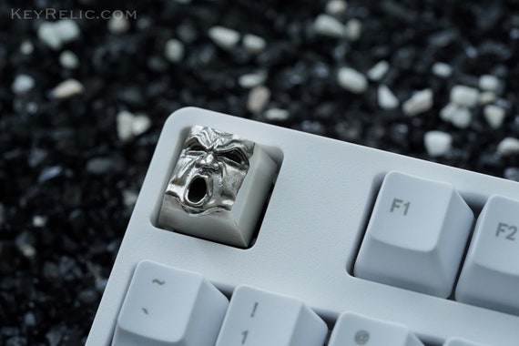 キーボード Gothcaps Artisan keycaps Sterling Silver the Wrath - Premium Keycap / Mechanical Keyboard