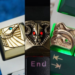 Dune Great Houses Sigil Set - Atreides Harkonnen Ordos Keycaps Set geïnspireerd door DUNE 2 Westwood Old School Game Dune 2000 mechanisch toetsenbord