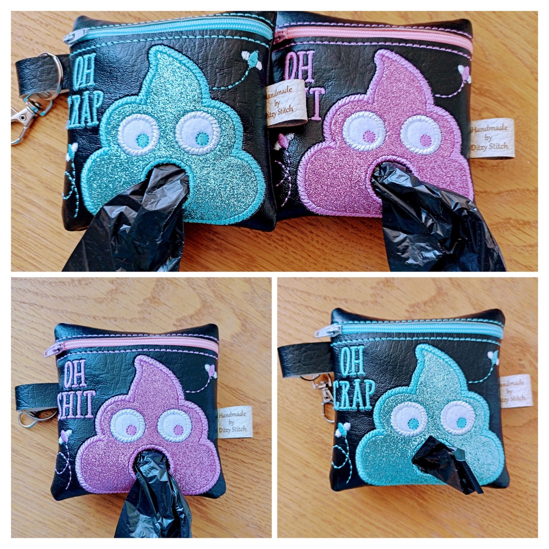 Dog Poo Bag Holder. Poo/nappy/diaper Bag Dispenser. Handmade. Etsy