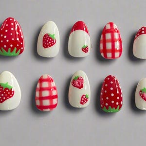 Strawberry nails