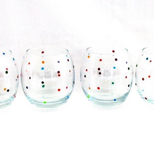 Smartie dot water glasses