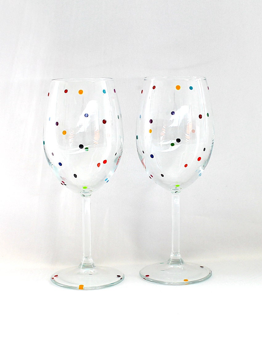 Pair Wine Glasses for sale Only 3 left at 65