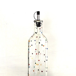 Smartie dot olive oil bottle