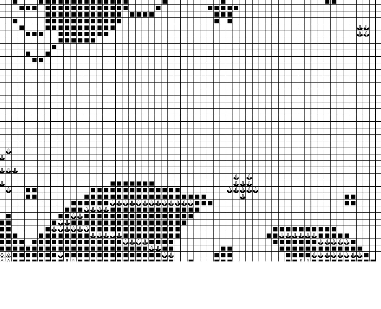 Halloween Borders Spooky Ghost Cross Stitch Pattern PDF Digital ...