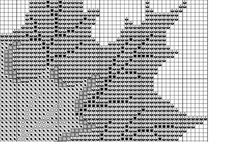 Fall Leaves Pocket Hello Autumn Cross Stitch Pattern PDF Digital ...