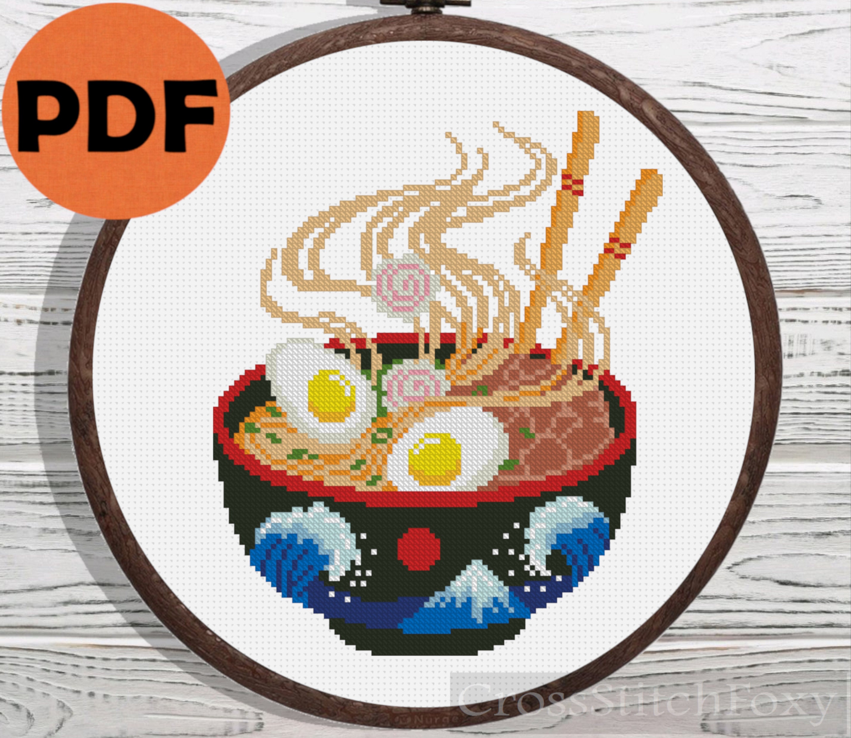 タペストリー Ramenn00dles Ramen Needlepoint Canvas - Etsy