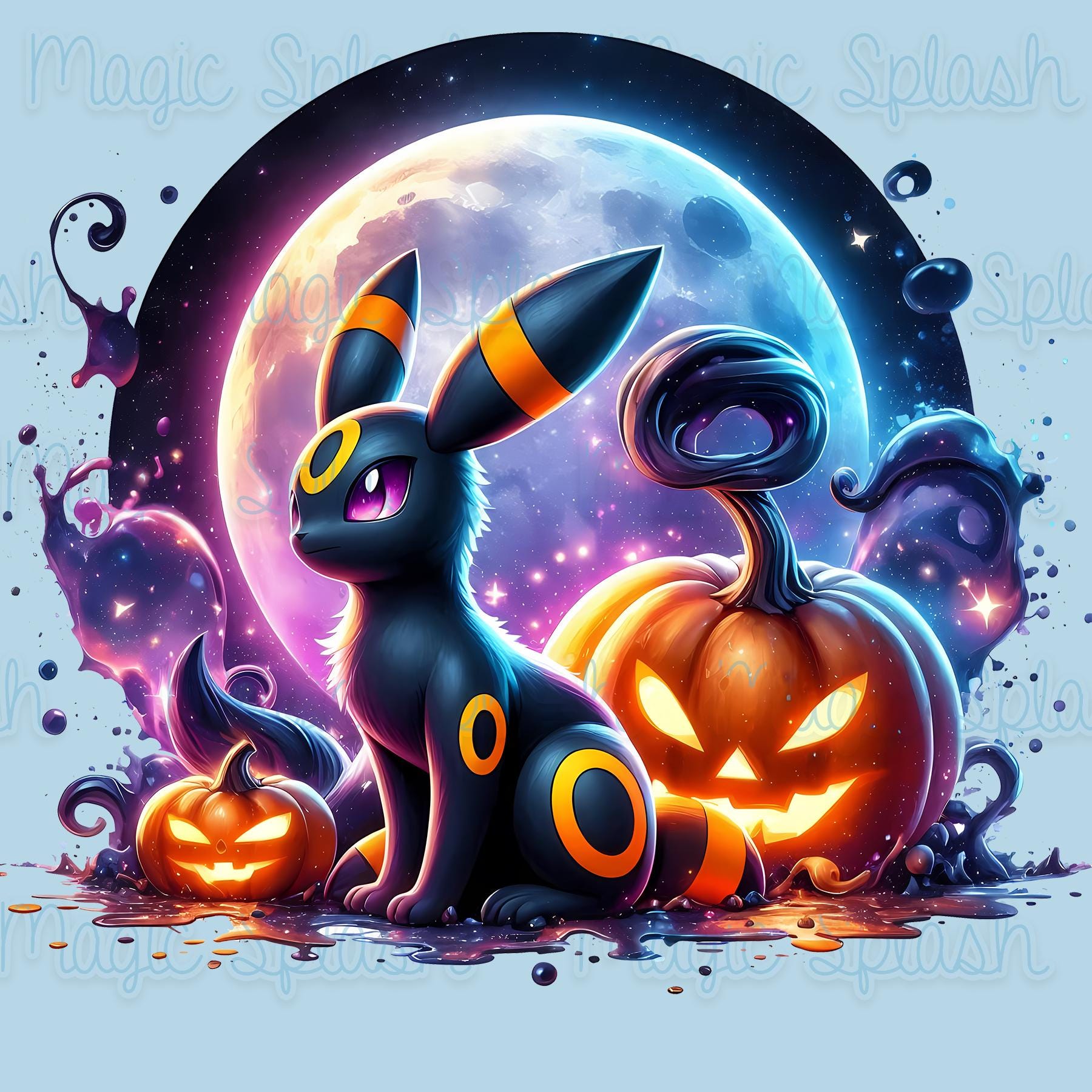 An intricate Halloween cross stitch ready for crafting