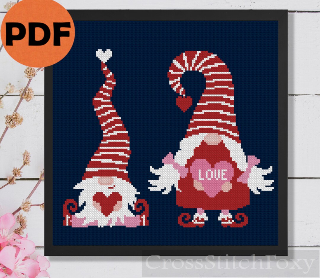 Design Works Counted Cross Stitch Kit - Gnome Love