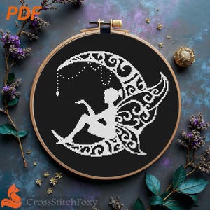 Fairy Pixie Cross Stitch Pattern: Magical Nursery Decor (PDF Pattern)