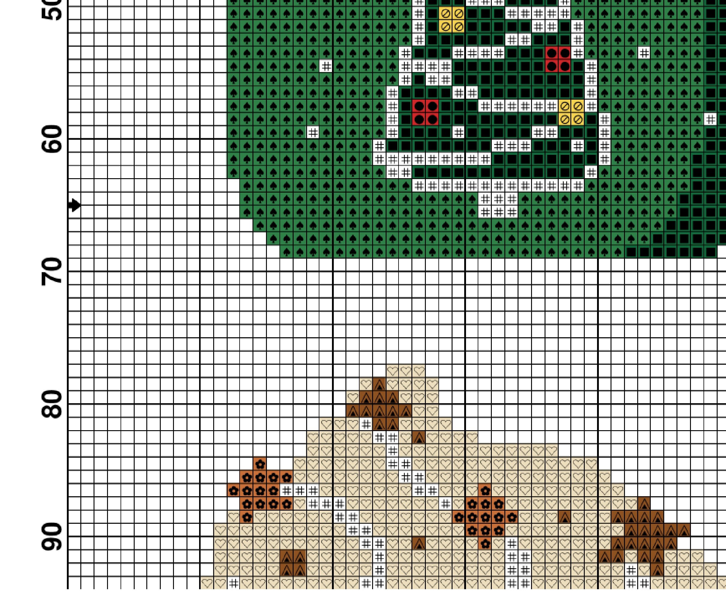 Christmas Mugs Cross Stitch Pattern PDF Easy Cross Stitch - Etsy