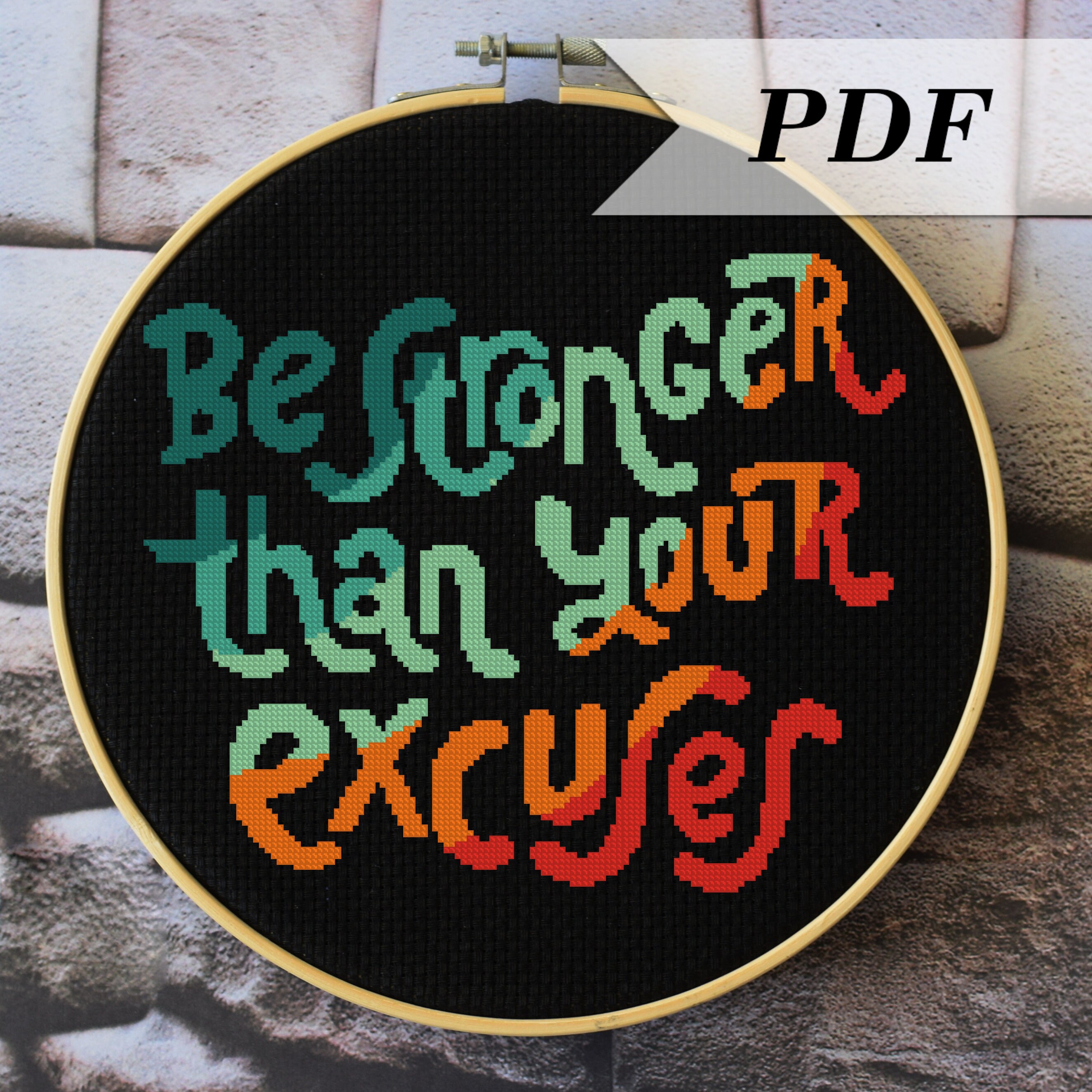 Funny Quote Cross Stitch Pattern PDF Instant Download - Etsy