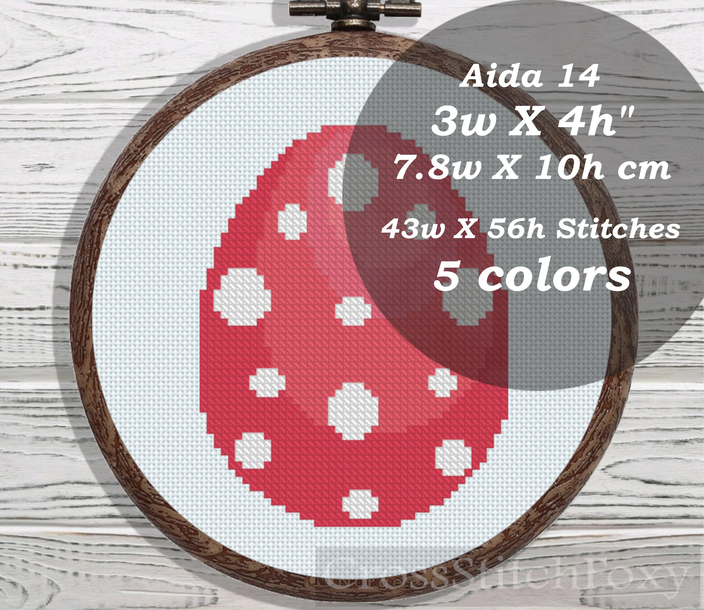 Easter Eggs Cross Stitch Patterns (PDF Download) - Etsy