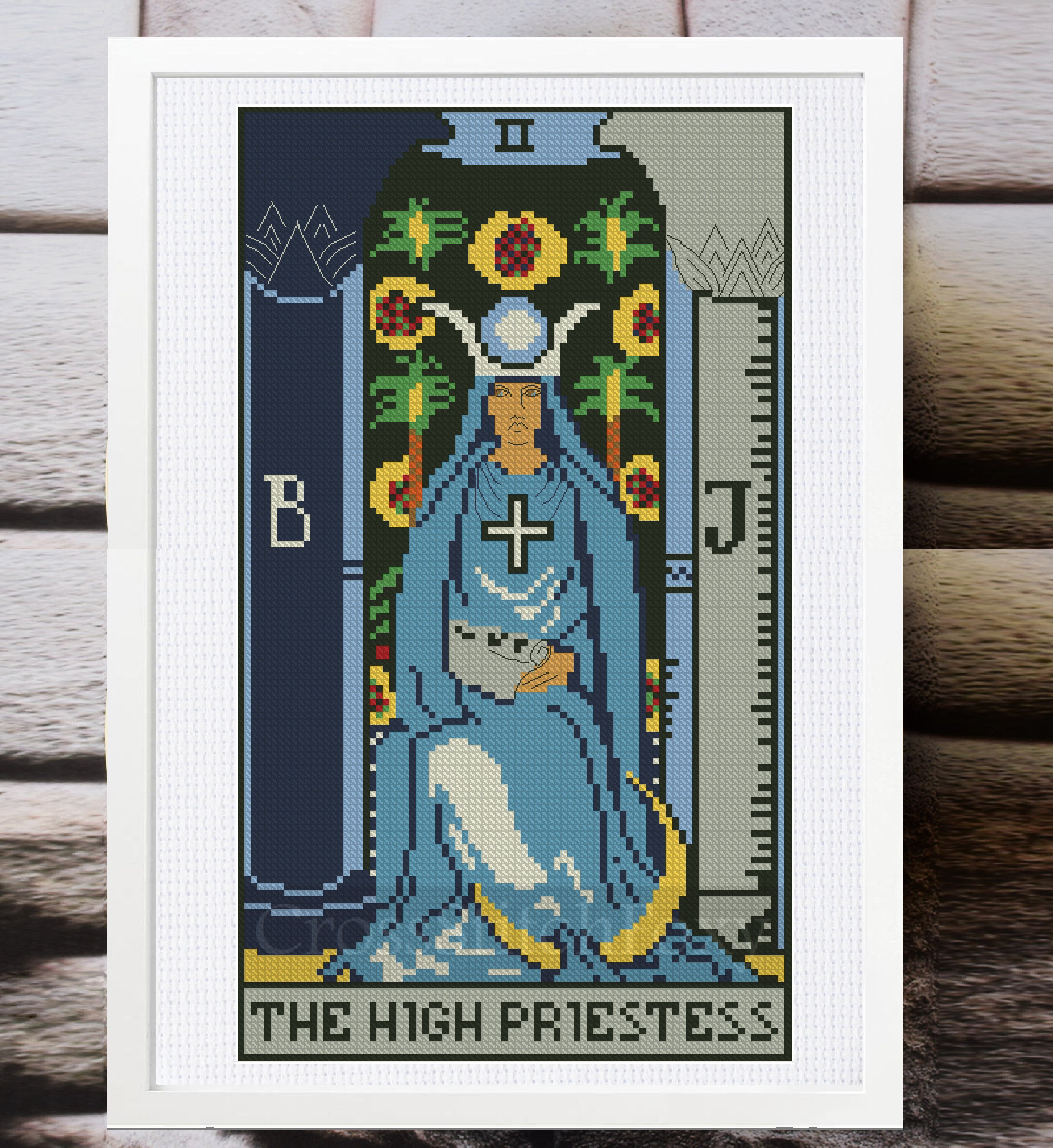 Tarot Cross Stitch Pattern Instant Download PDF High Etsy UK