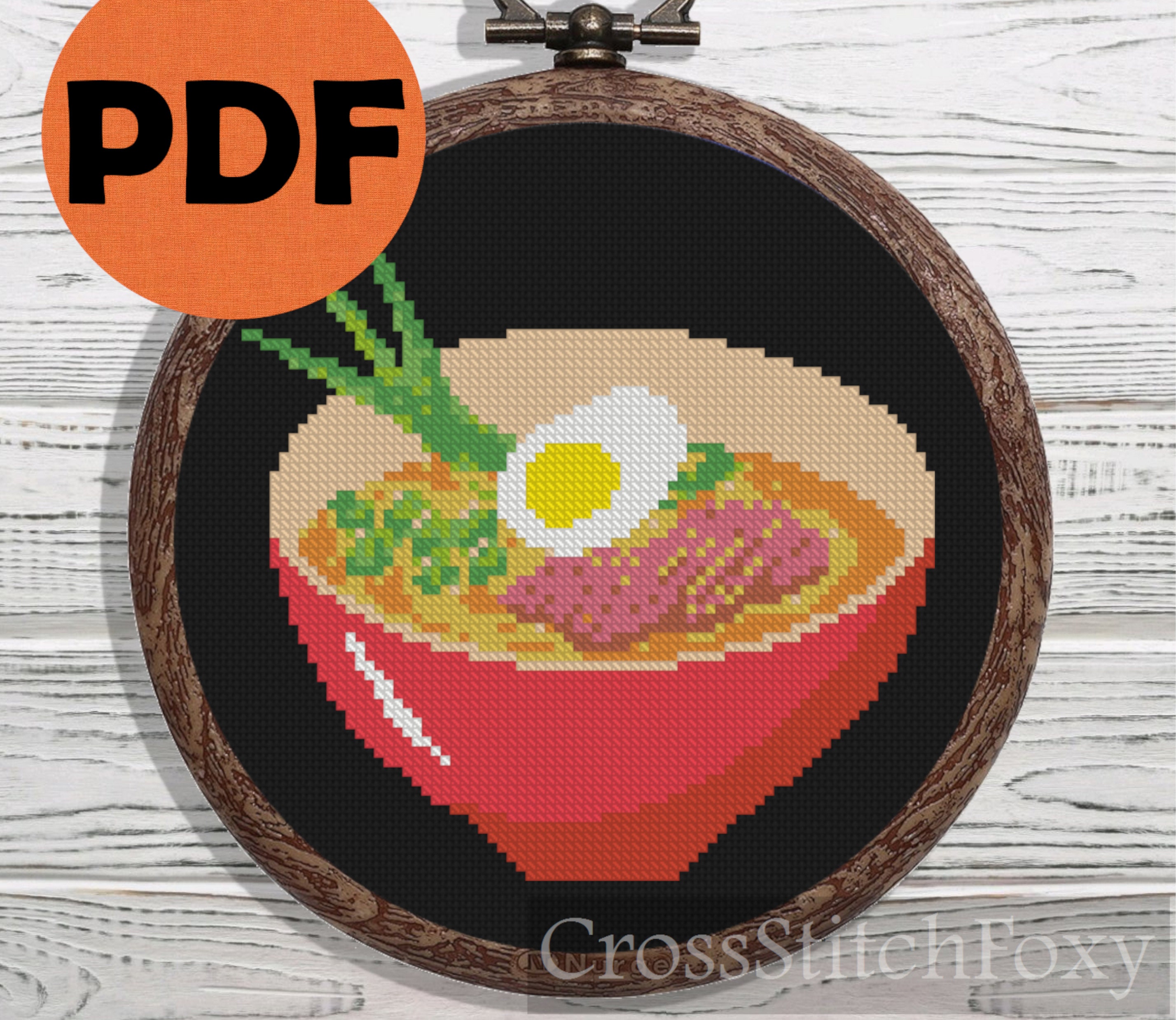 タペストリー Ramenn00dles Ramen Needlepoint Canvas - Etsy