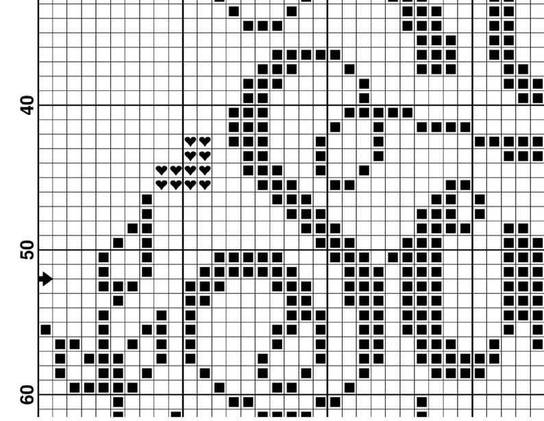 Home Sweet Home Cross Stitch Pattern PDF, home sign counted cross stitch, housewarming gift DIY cross stitch image 3