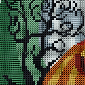 Halloween Spooky Pumpkin Moon Landscape Cross Stitch Pattern PDF ...