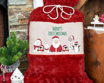 large red santa ensacark