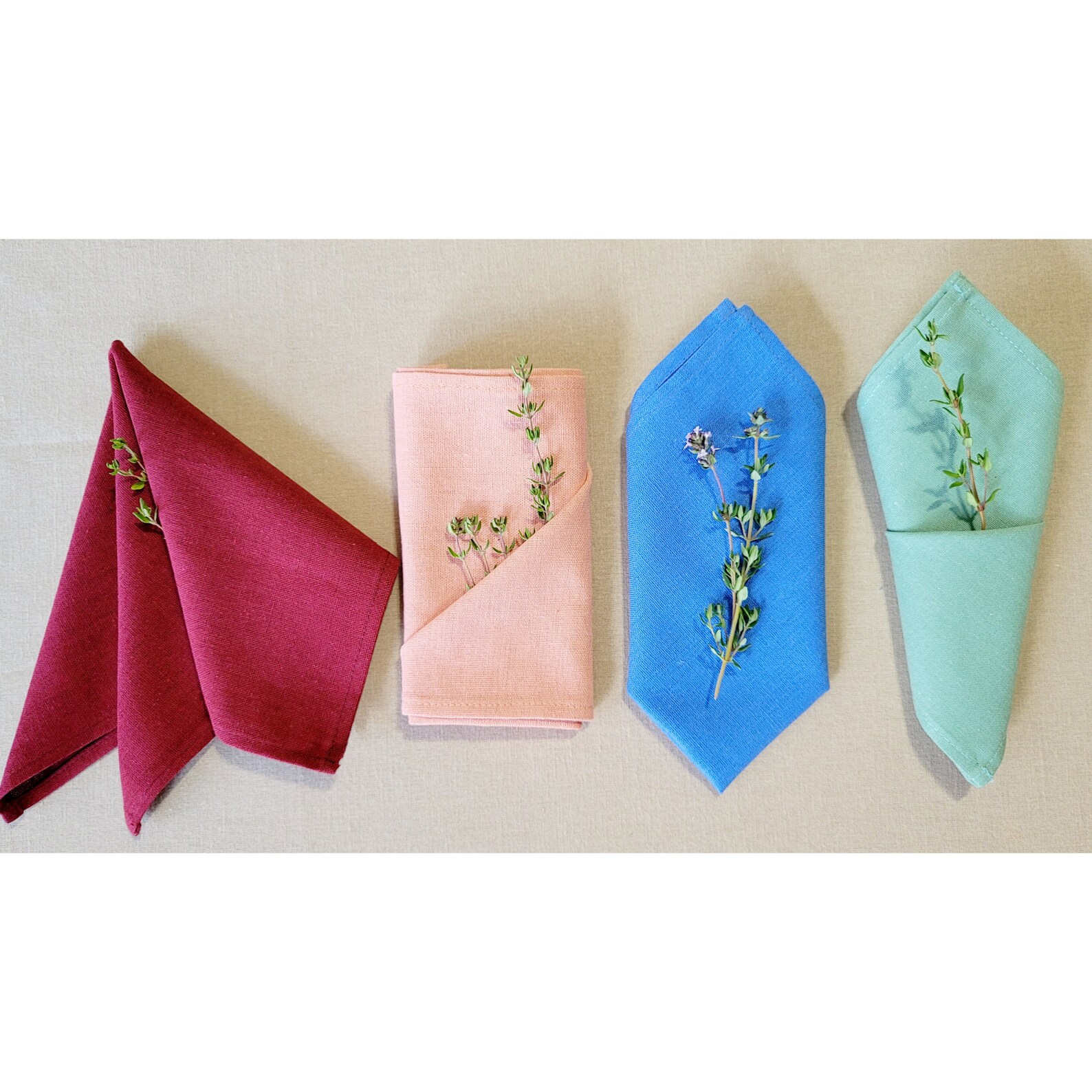 Napkins 12x12 Linen Cotton Napkins Table Decor Etsy Canada