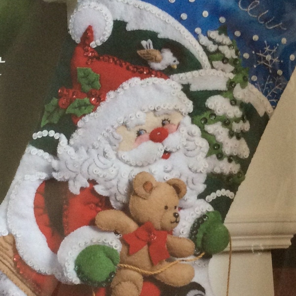 Bucilla Santa’s Sled Stocking Kit