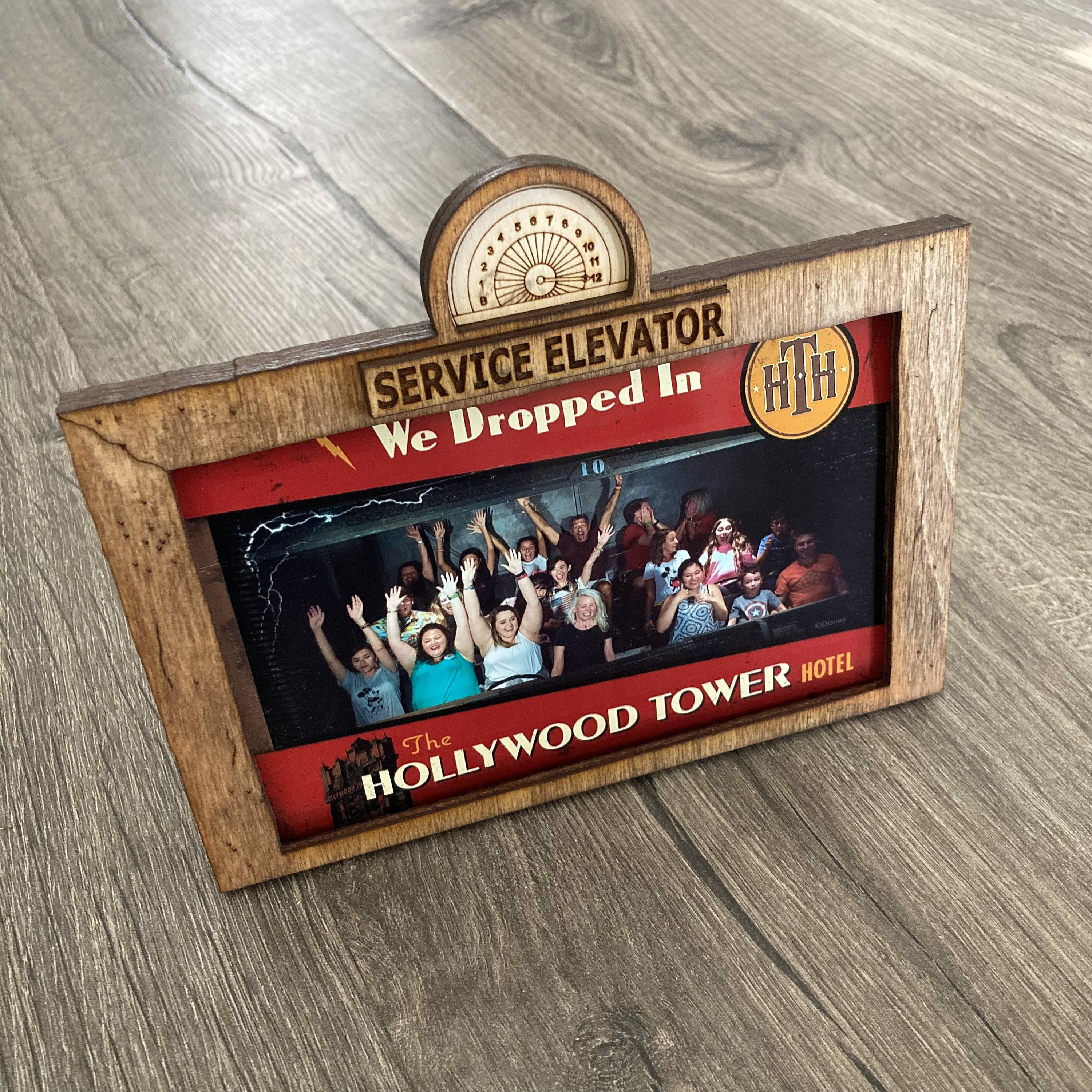Disney World Tower of Terror Inspired Ride Photo Frame - Etsy