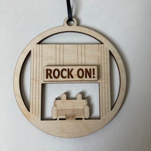 Rock n Roller Coaster inspired wooden ornament | Disney’s Hollywood Studios
