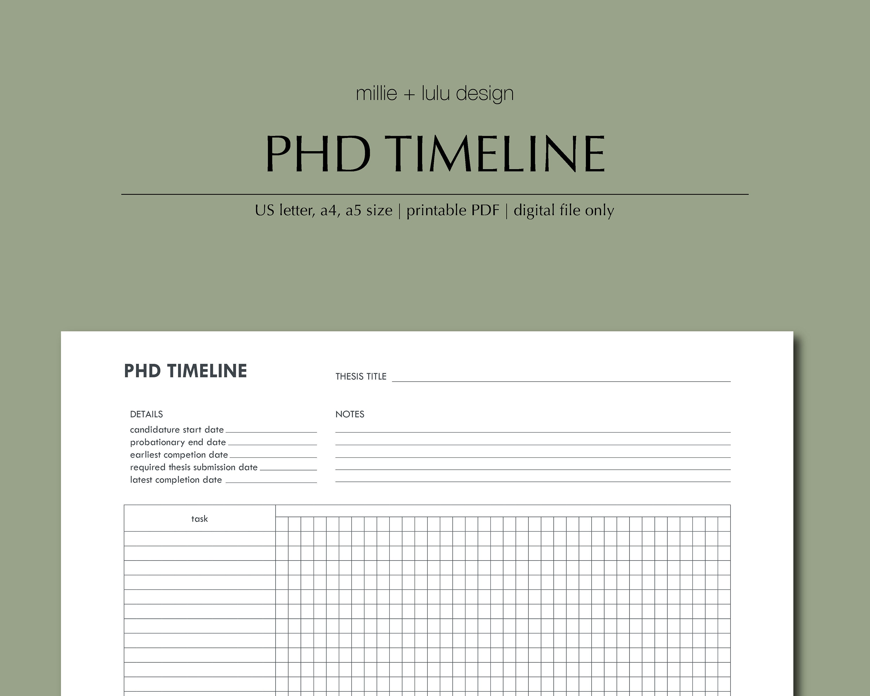 history phd timeline