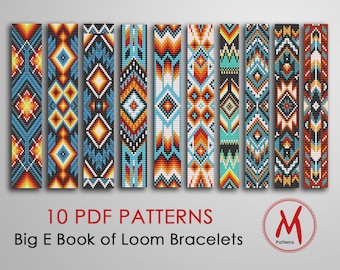 Bead Loom Pattern Native Inspired LOOM Bracelet Patterns Set 