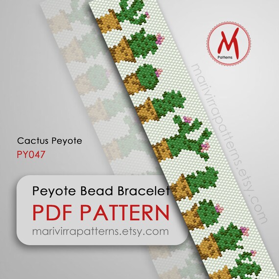 Cactus Bead Seed Bracelet Cactus Bead Seed Bracelet