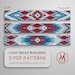 Poppy Loom Bead Patterns for Bracelets - Set of 3 Pattern, Native ...