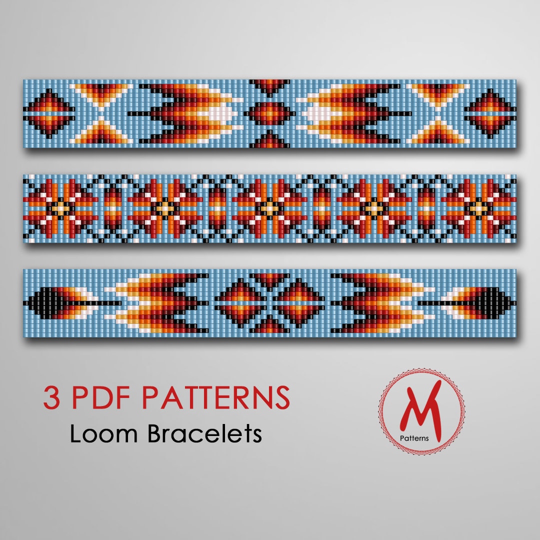 Bead & Blossom - A-Maze-ing Loom Bracelet – PDF Pattern - Learn French  Beading