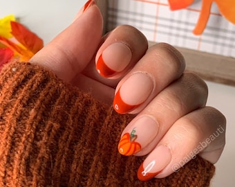 Hello Pumpkin | Fall Nails