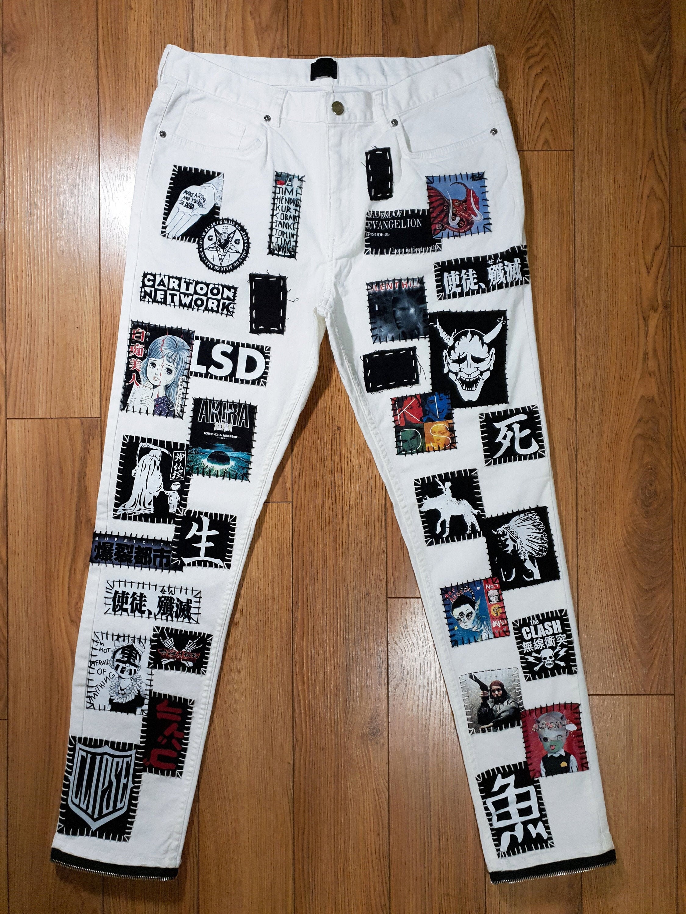 CUSTOM MST JEANS - Etsy Hong Kong
