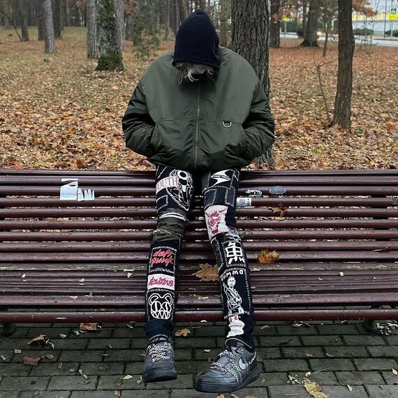 CUSTOM MST JEANS - Etsy Denmark